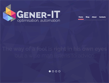 Tablet Screenshot of gener-it.com